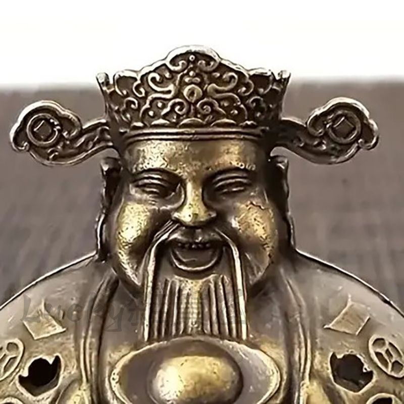 香炉 香炉禅飾り 富の神 金 ゴールド 黄金 招財 お香 お香立て 線香