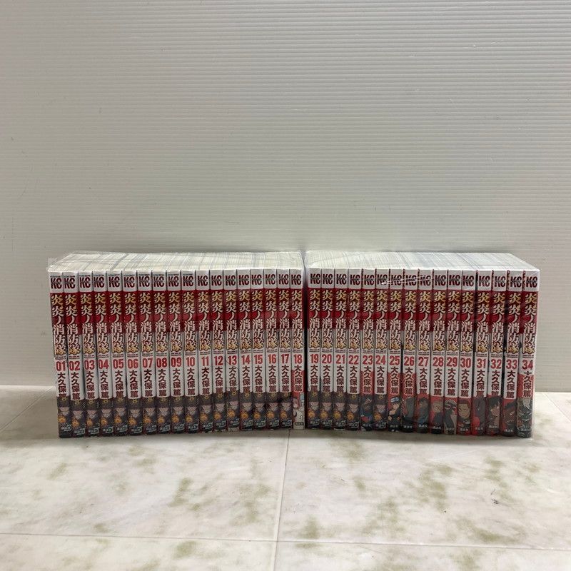新作入荷，新作登場 【中古品】 炎炎ノ消防隊 全34巻セット 講談社 大久保篤 マンガ コミックス 漫画 【004-250919-em-02-min】 その他