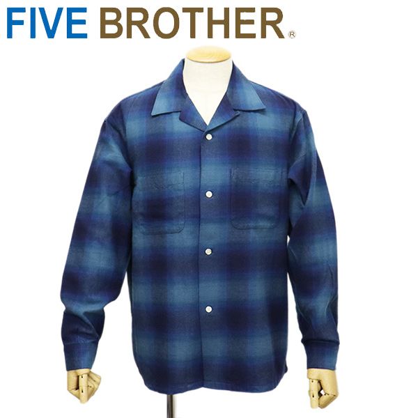 FIVE BROTHER (ファイブブラザー) 152570 CHECK ONE-OP SHIRTS