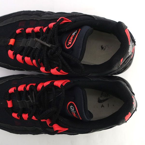 NIKE / ナイキ ◇AIR MAX 95/ブラック/レーザークリムゾン/25.5cm