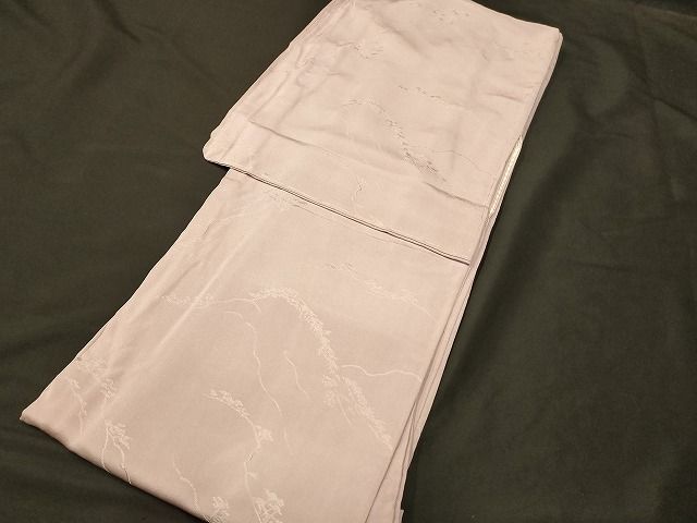 平和屋本店□色無地 まとめて 3点 花柄 地紋 など 着用可能多数 未使用