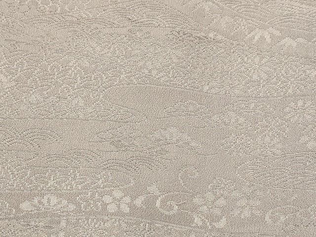 平和屋本店□色無地 まとめて 3点 松竹梅 花柄 七宝 立波 紗綾形 地紋