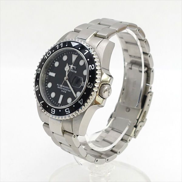 テクノス TECHNOS 腕時計 ウォッチ クォーツ 石付き クロノグラフ 白