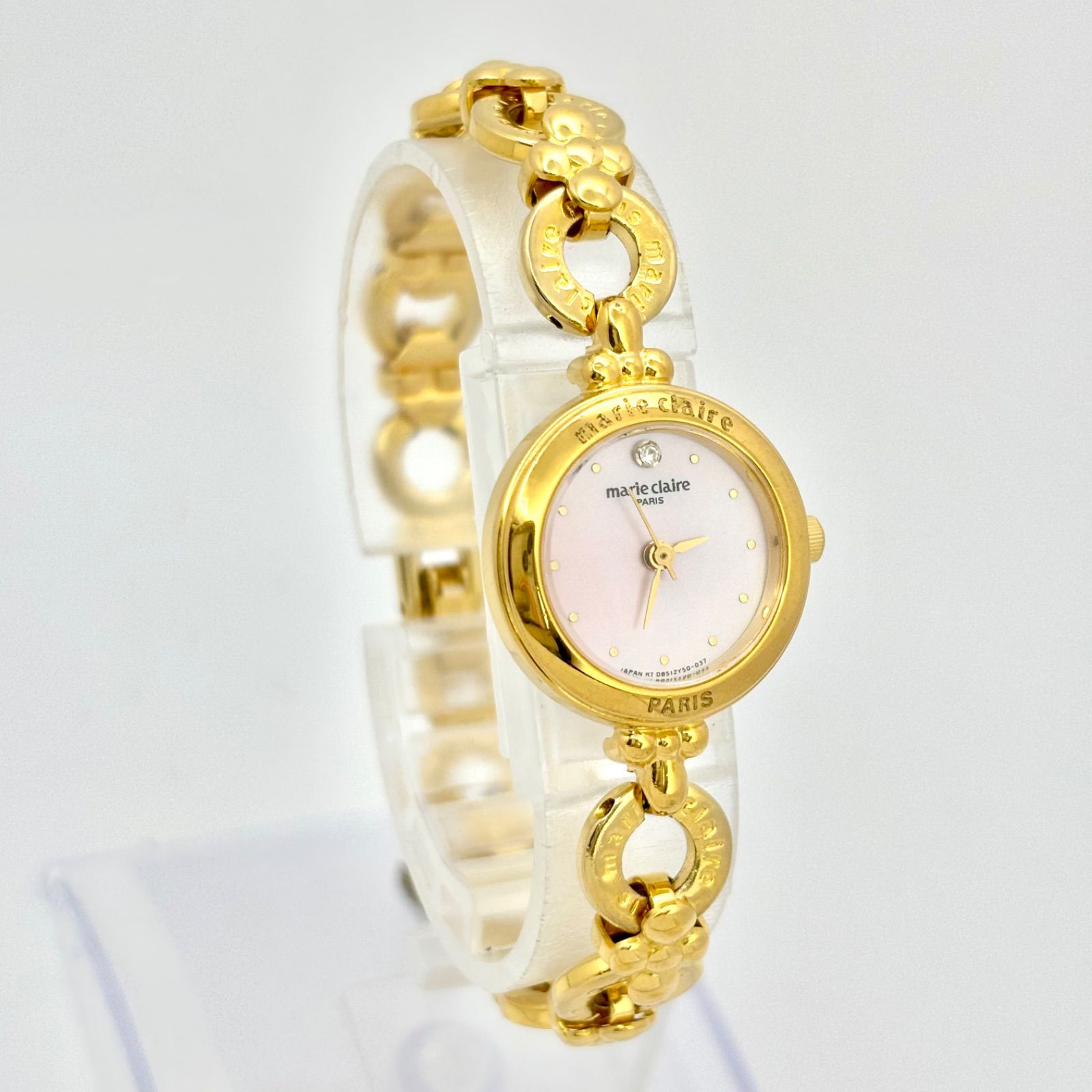 美品/新品電池】marie claire マリクレール レディース 腕時計 1P