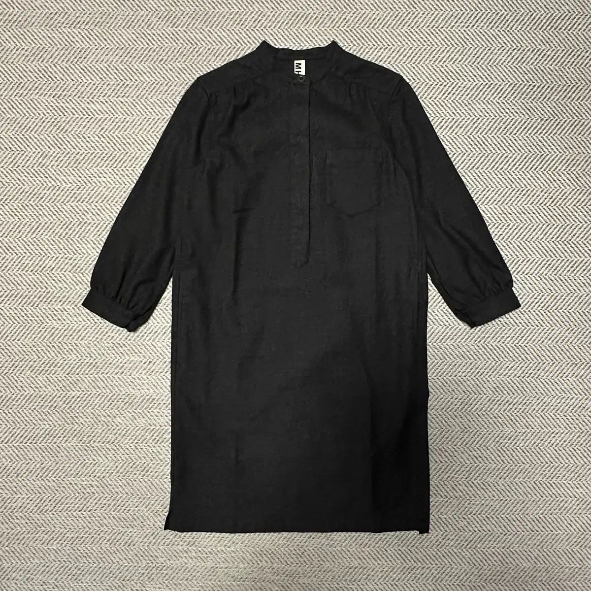 MARGARET HOWELL ウールワンピース チャコール