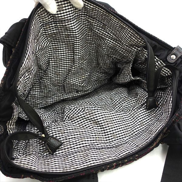 ANNA SUI / アナスイ □2WAY クロスボディ ショルダーバッグ コットン 