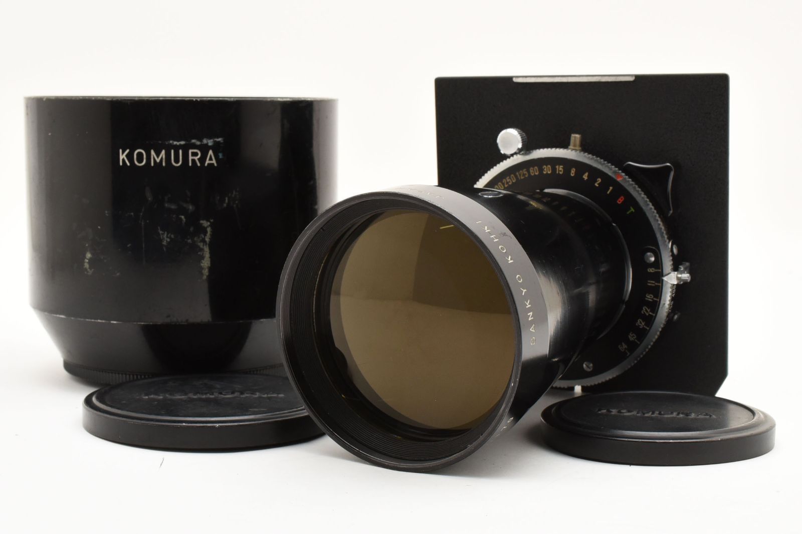 3986L コムラ Komura 400mm f8 Lens Copal NO1 Shutter 希少 [現状品