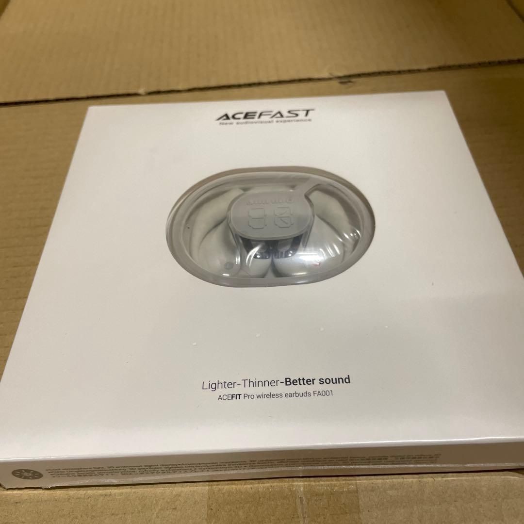 新品未開封】 ACEFAST ACEFIT Pro ワイヤレスイヤホン グレー - メルカリ