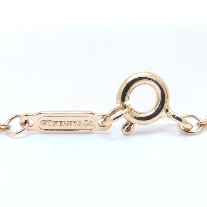 美品 Tiffany アトラス サークル ブレスレット K18 ダイヤ4P TIFFANY&Co. ティファニー アトラスサークル ブレスレット 4P