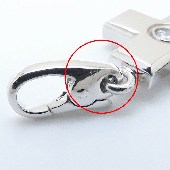 CARTIER カルティエ クロス チャーム ペンダントトップ 1Pダイヤモンド
