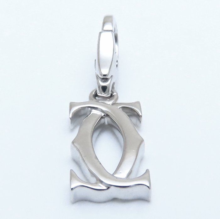 カルティエ CARTIER 2C K18WG ホワイトゴールド ペンダントトップ