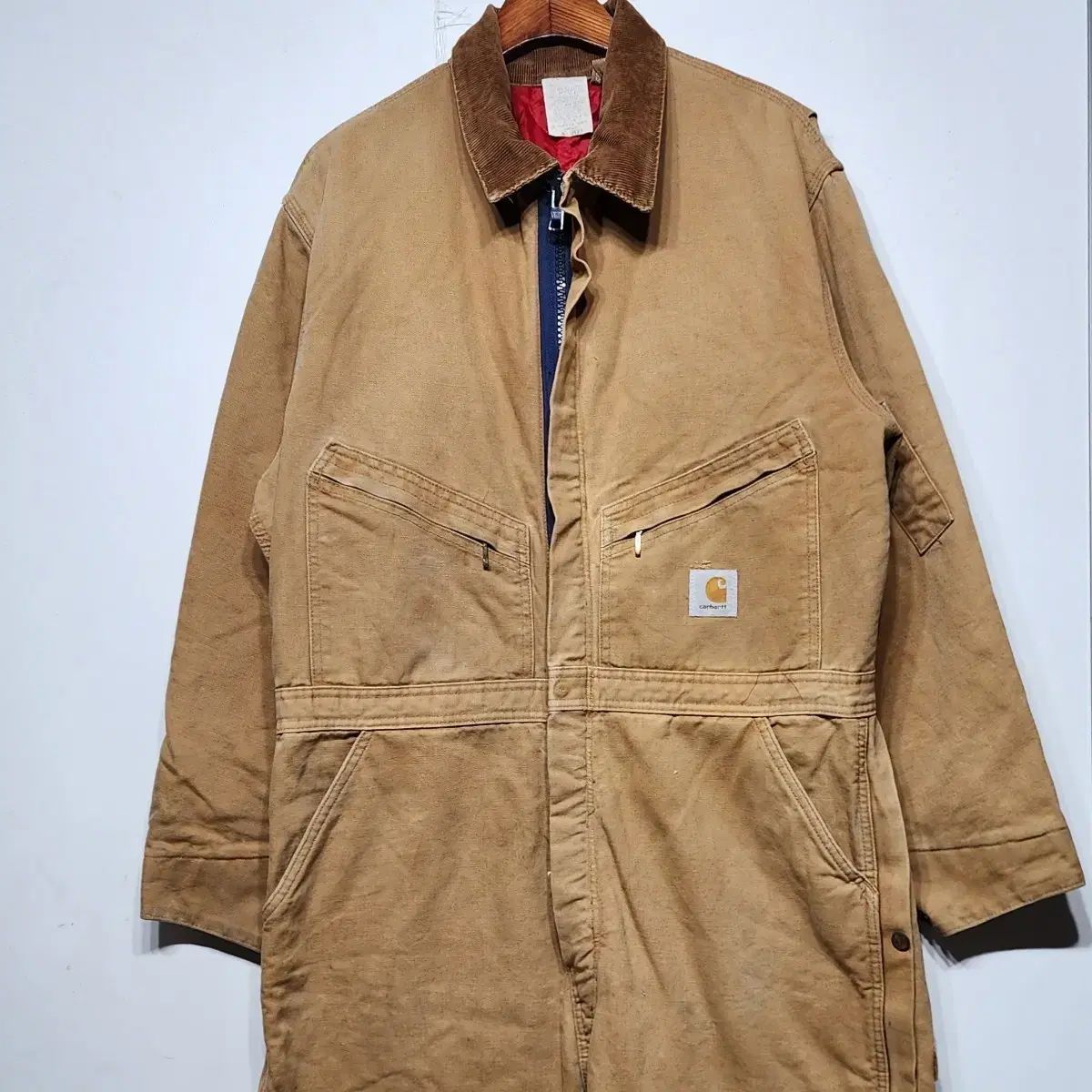 Carhartt カーハート ダック カバーオール オールインワン ブラウン XL