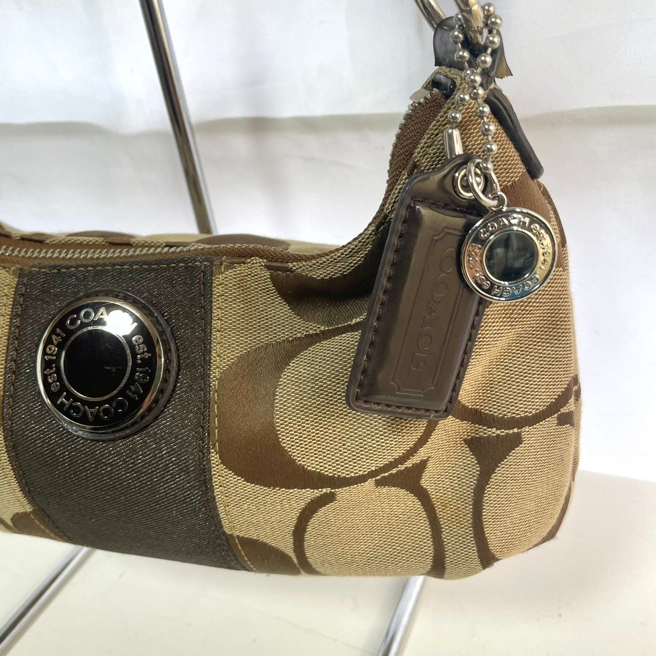 ○COACH コーチ シグネチャー ワンショルダー バッグ アクセサリー