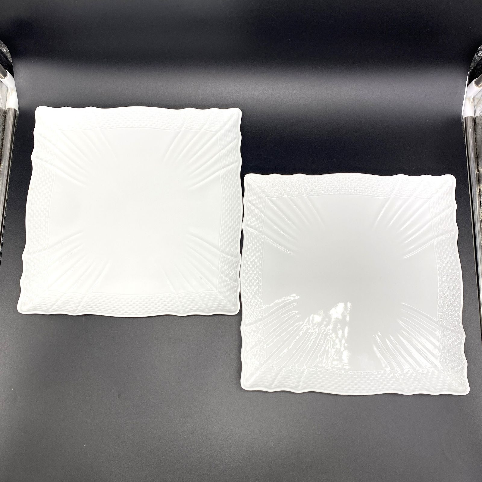 A32557）Richard Ginori リチャードジノリ ベッキオホワイト スクエア