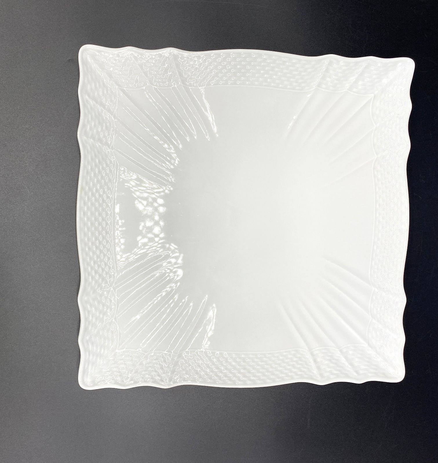 A32557）Richard Ginori リチャードジノリ ベッキオホワイト スクエア