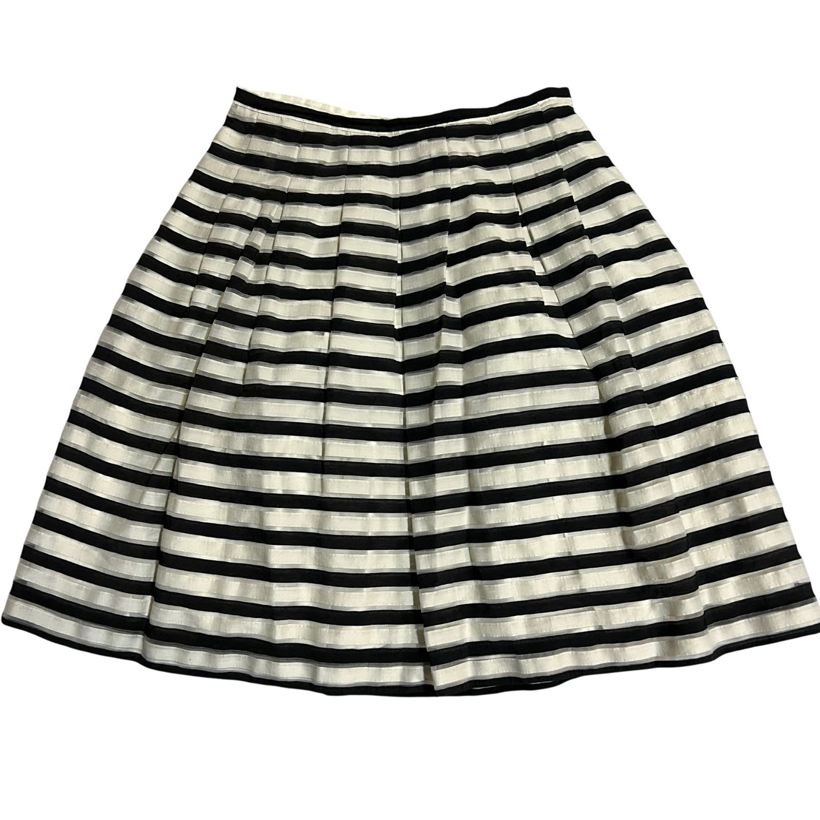 とさか ZM1648 TOCCA トッカ スカート フレア ひざ丈 ショート ボーダー