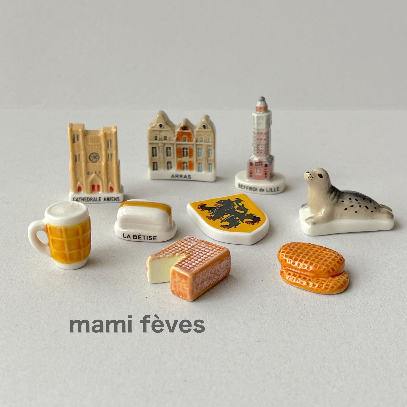 フェーヴ 北フランスへの旅 フランス フェーブ ミニチュア陶器 - メルカリ