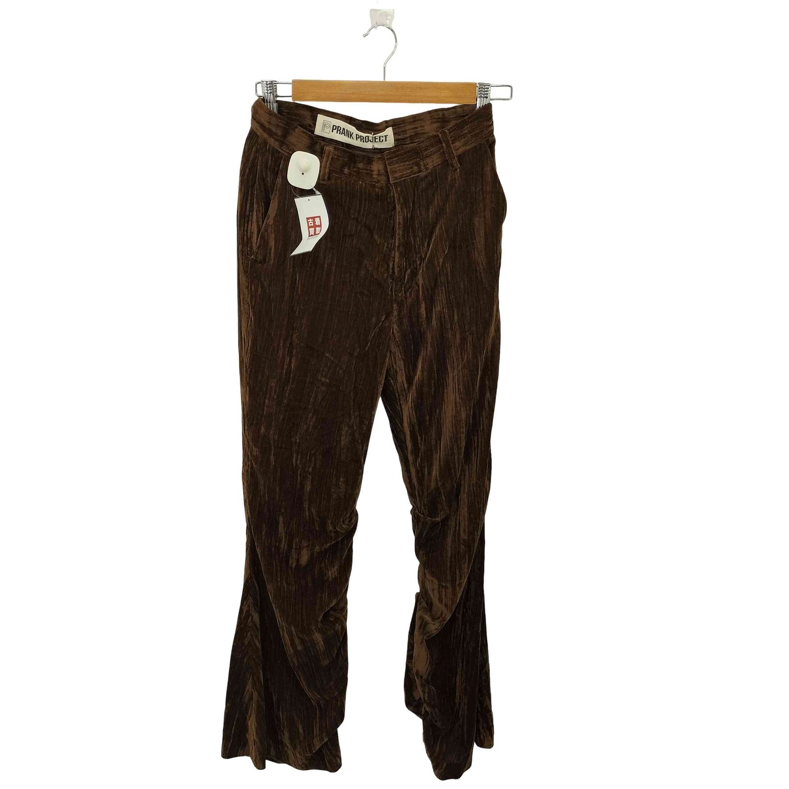 PRANK PROJECT(プランクプロジェクト) Velvet Flare Pants ベルベット フレア パンツ レディース 表記無 【中古】【ブランド古着バズストア】 プランクプロジェクト PRANK PROJECT Velvet Flare Pants ベルベット
