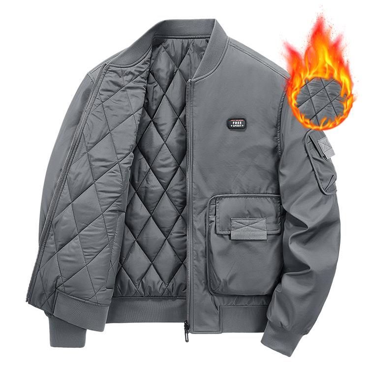 メンズ ミリタリージャケット トラックジャケット 中綿ジャケット ジャンパー ma-1 ma1 厚手 綿入り 防寒着 秋冬 秋物