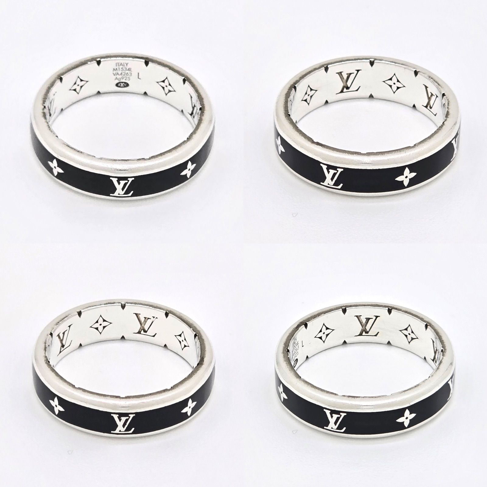 LOUIS VUITTON ルイヴィトン M1534L リング・LV スパイク L 約21.5号