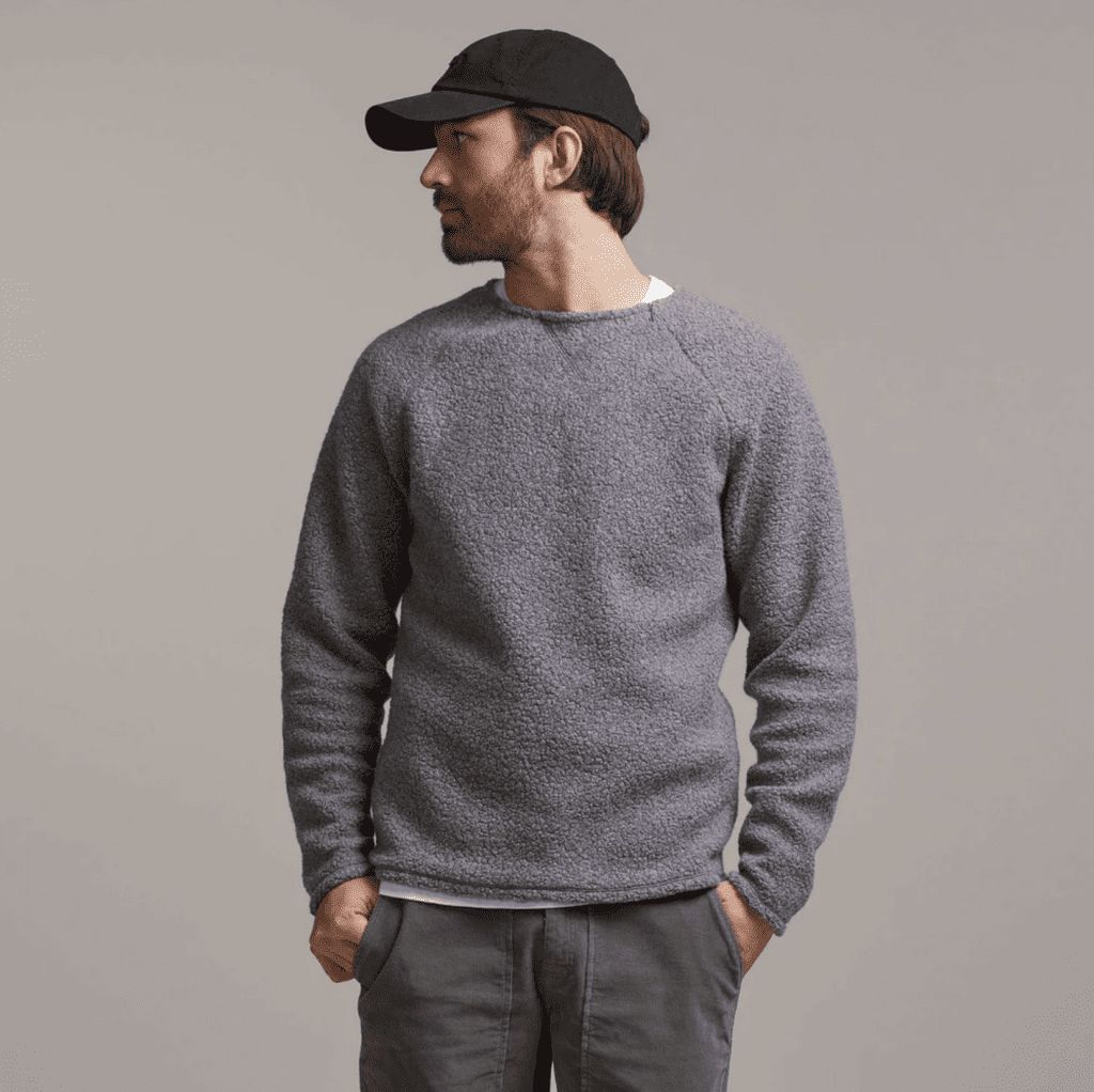 VARGKLADER ヴァーグクレイダー M FARO WOOL JERSEY ファロ ウール ジャージ granite grey グラナイト グレー ハイキング トレッキング アウトドア リサイクルウール