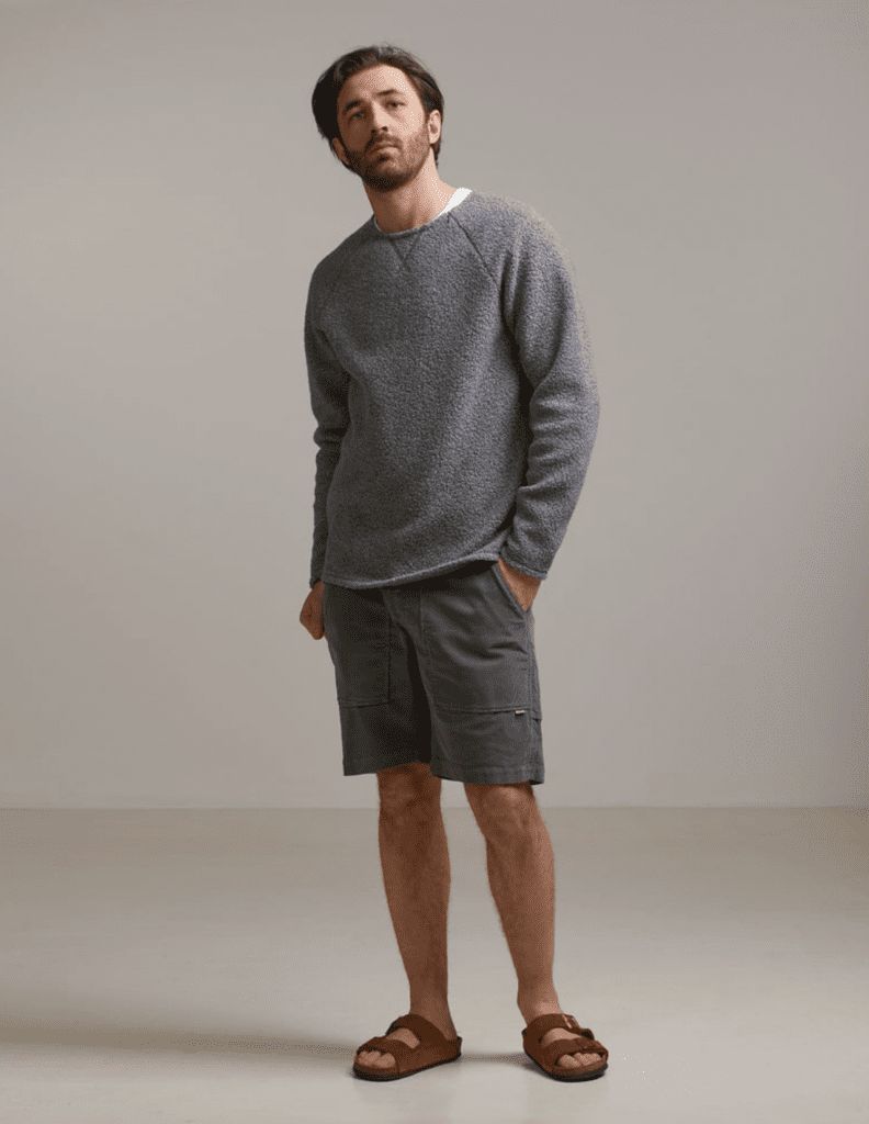 VARGKLADER ヴァーグクレイダー M FARO WOOL JERSEY ファロ ウール ジャージ granite grey グラナイト グレー ハイキング トレッキング アウトドア リサイクルウール