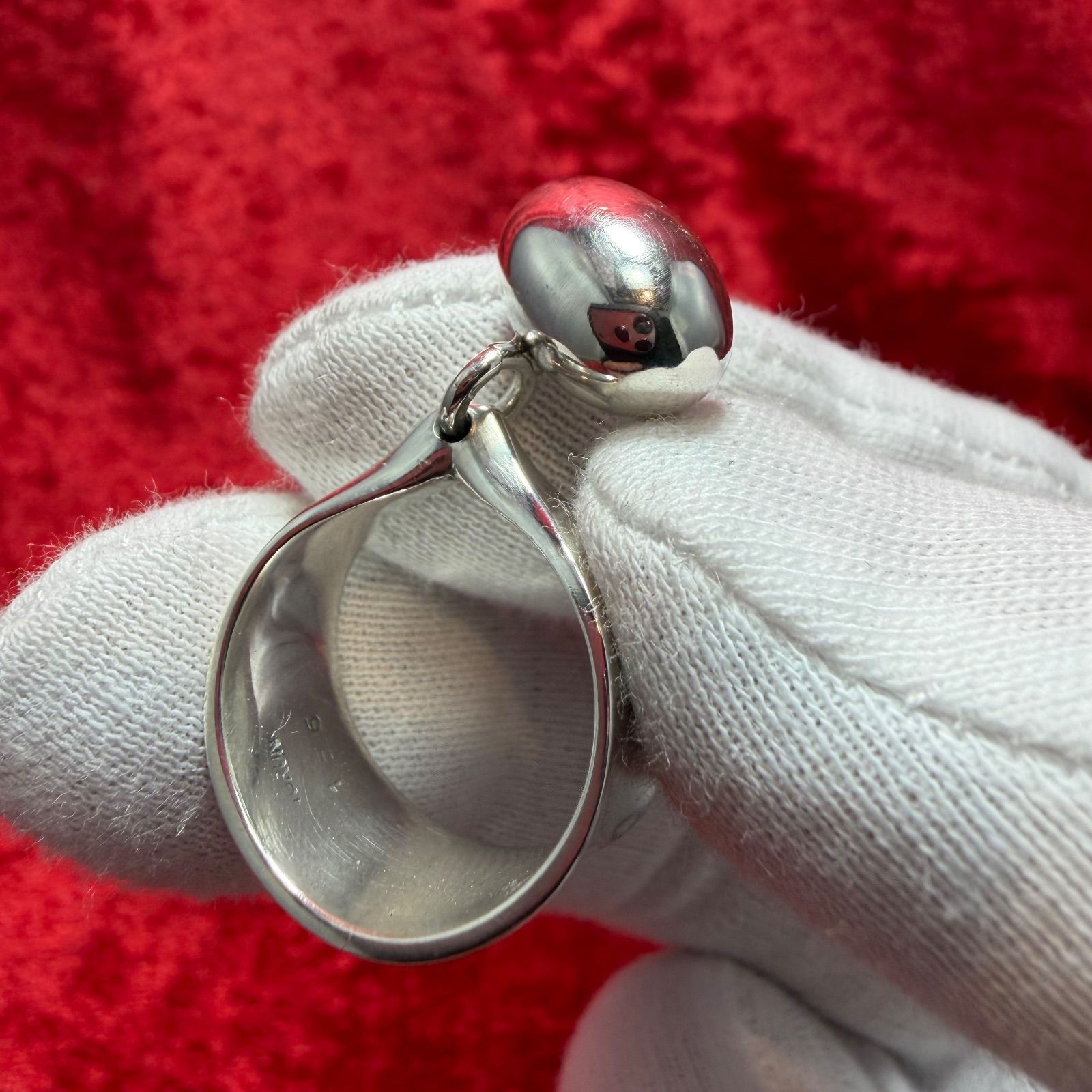 美品 リング11号 TORUN ♯156 ジョージジェンセン/ GEORG JENSEN