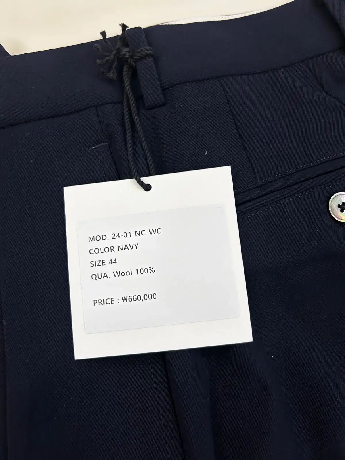 NEAT パンツ ネイビー 24-01 NC-WC