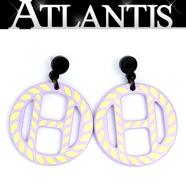 広尾店】 エルメス HERMES ノーティックピアス Hエキップ リュミエール