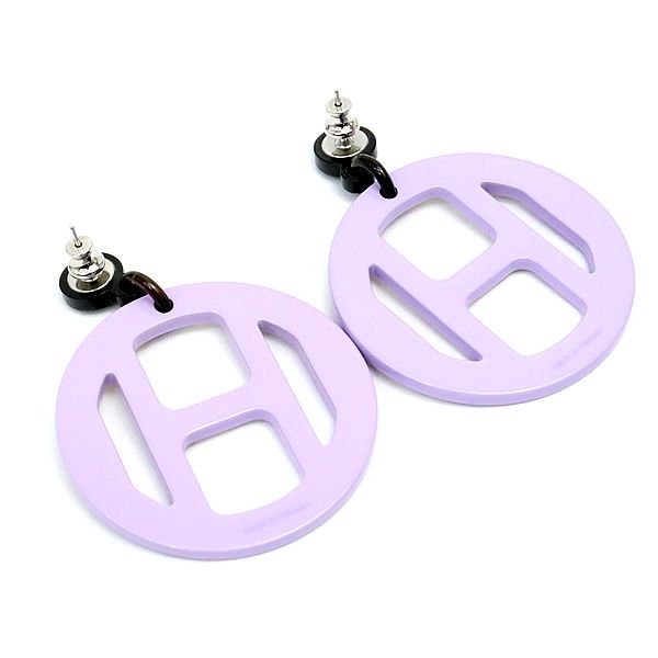 広尾店】 エルメス HERMES ノーティックピアス Hエキップ リュミエール