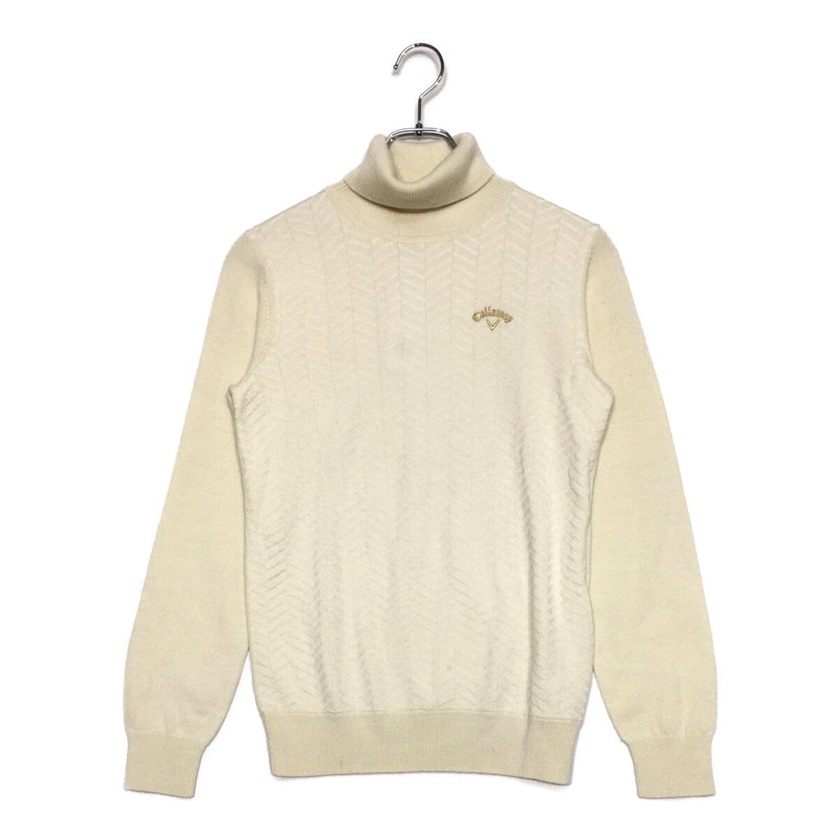 中古 レディース キャロウェイ Callaway セーター L 白系 オフホワイト