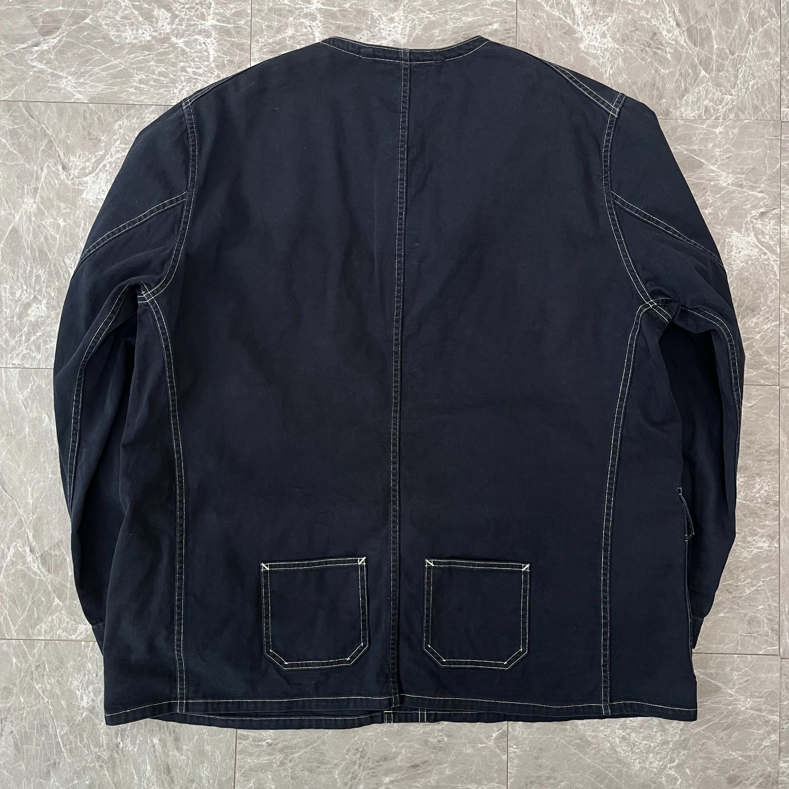 NIGEL CABOURN ナイジェルケーボン 8043-00-30001 FRENCH WORK JACKET ロゴドーナツボタンノー フレンチワークジャケット カバーオール カバーオール ジャケット アウター メンズ