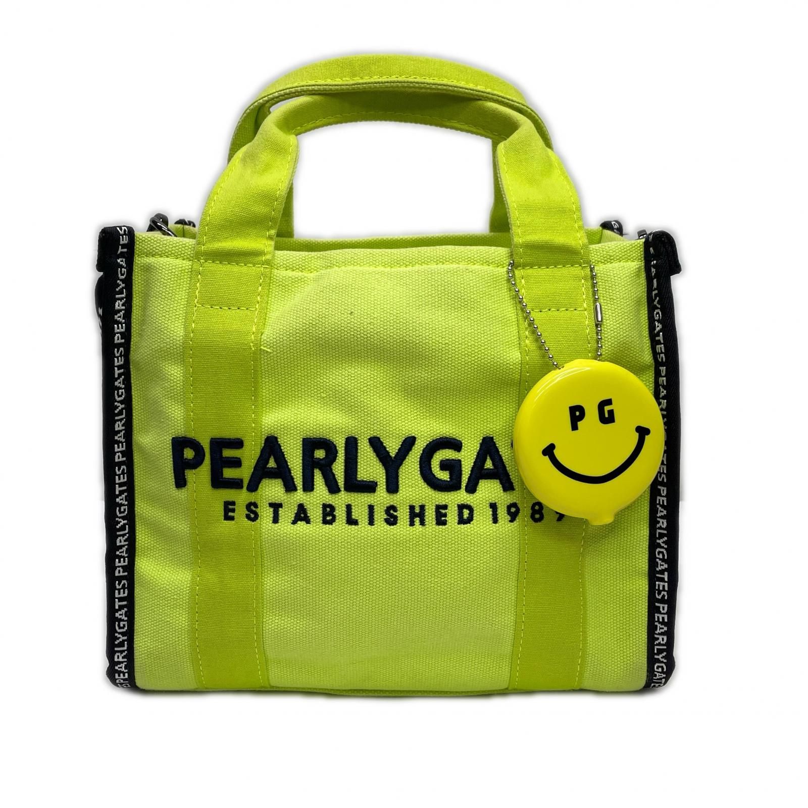 中古 パーリーゲイツ PEARLY GATES カートバッグ フリー ライム