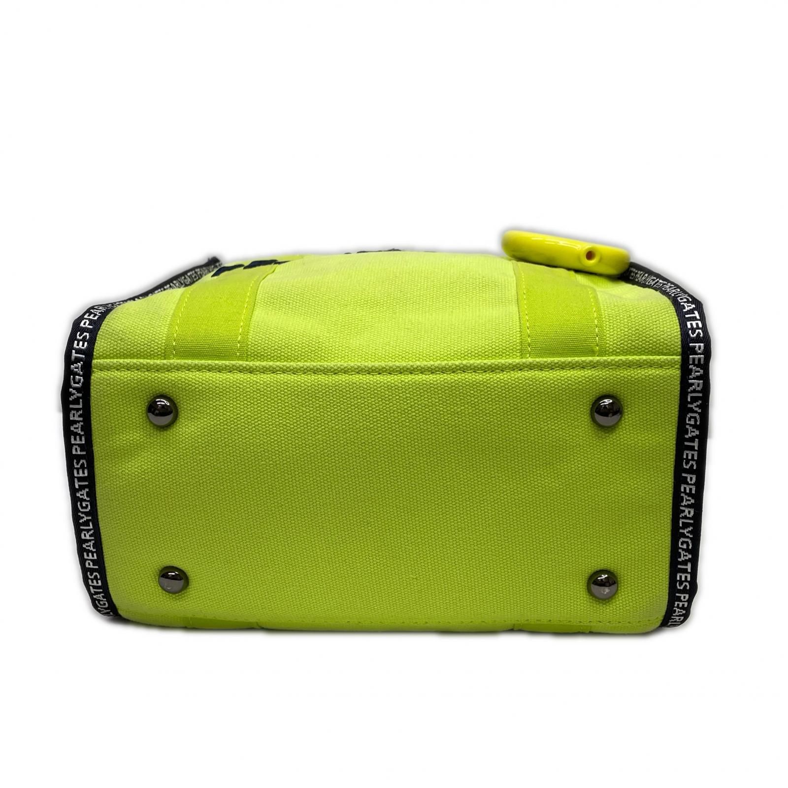 中古 パーリーゲイツ PEARLY GATES カートバッグ フリー ライム