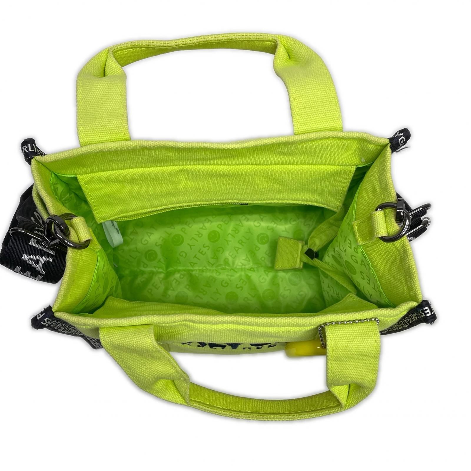 中古 パーリーゲイツ PEARLY GATES カートバッグ フリー ライム