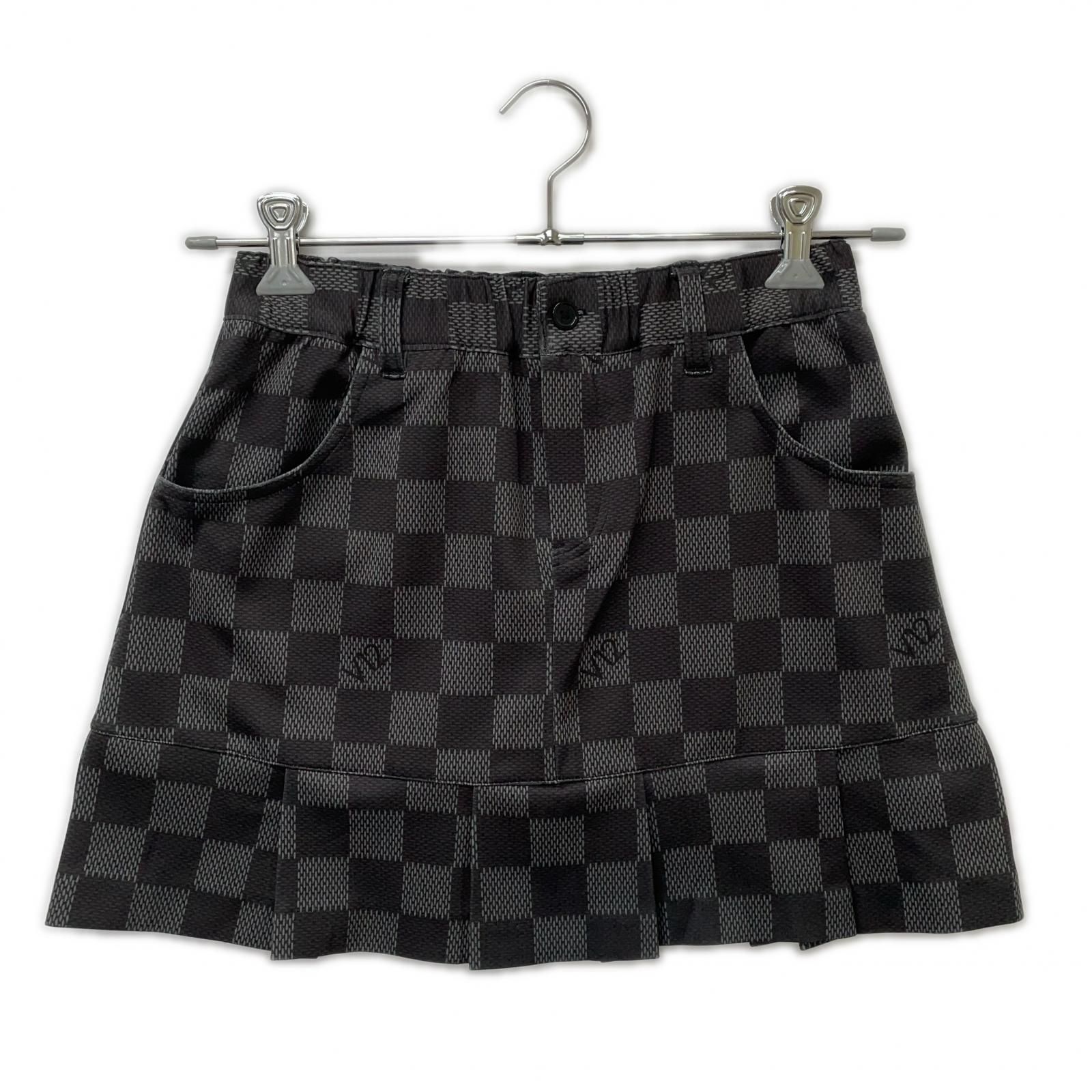 レディース ヴィ トゥエルヴ V 12 スカート 1 M 黒 一体型インナーパンツ 総柄