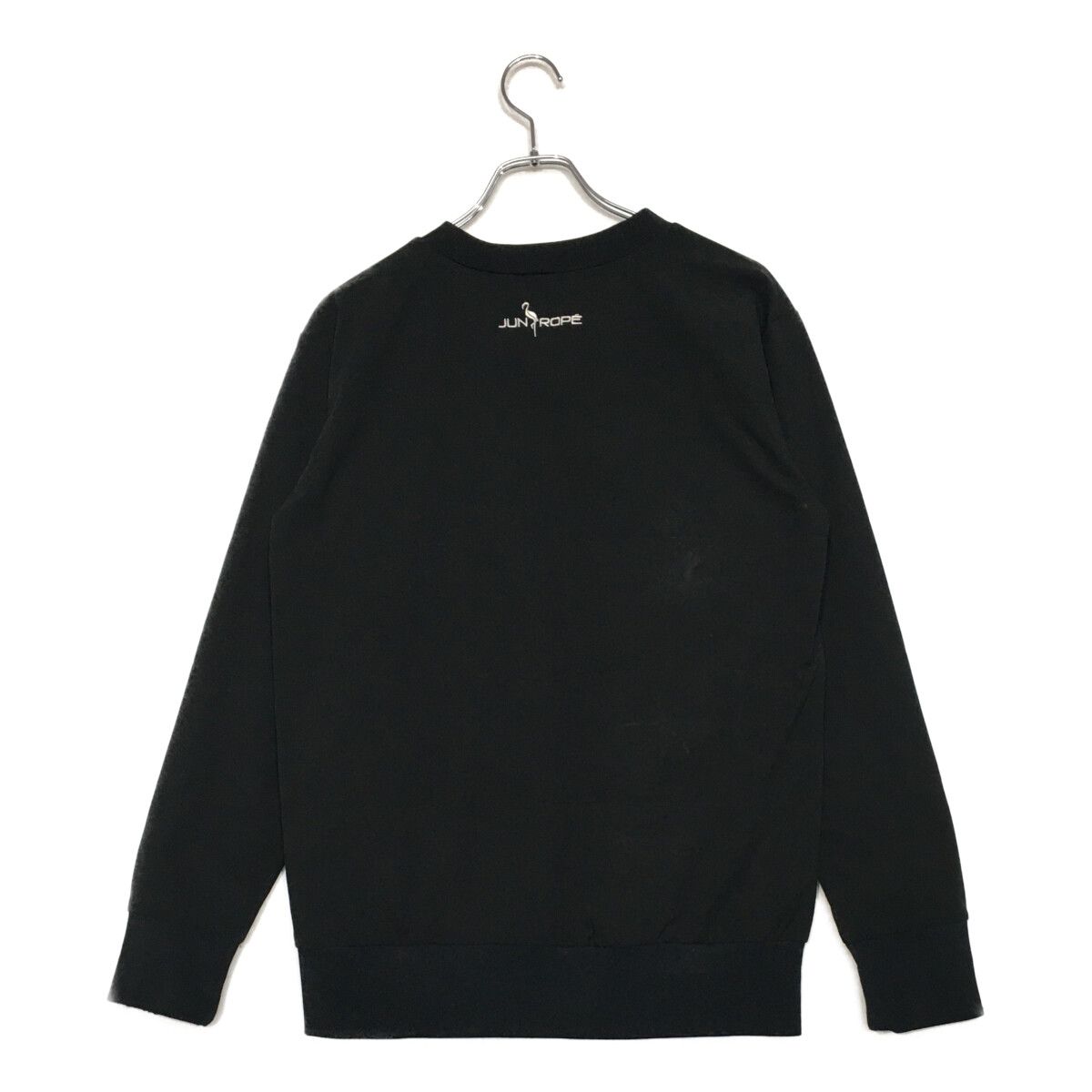 メンズ ジュン＆ロペ JUN-ROPE スニードジャック M 黒 ブラック クルーネック