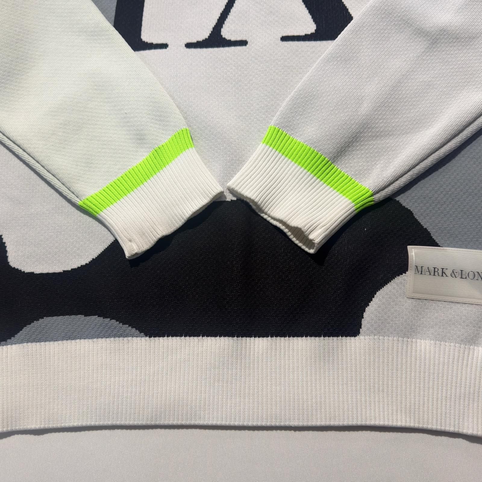 中古 メンズ マークアンドロナ MARK&LONA セーター 48(L) 白 長袖
