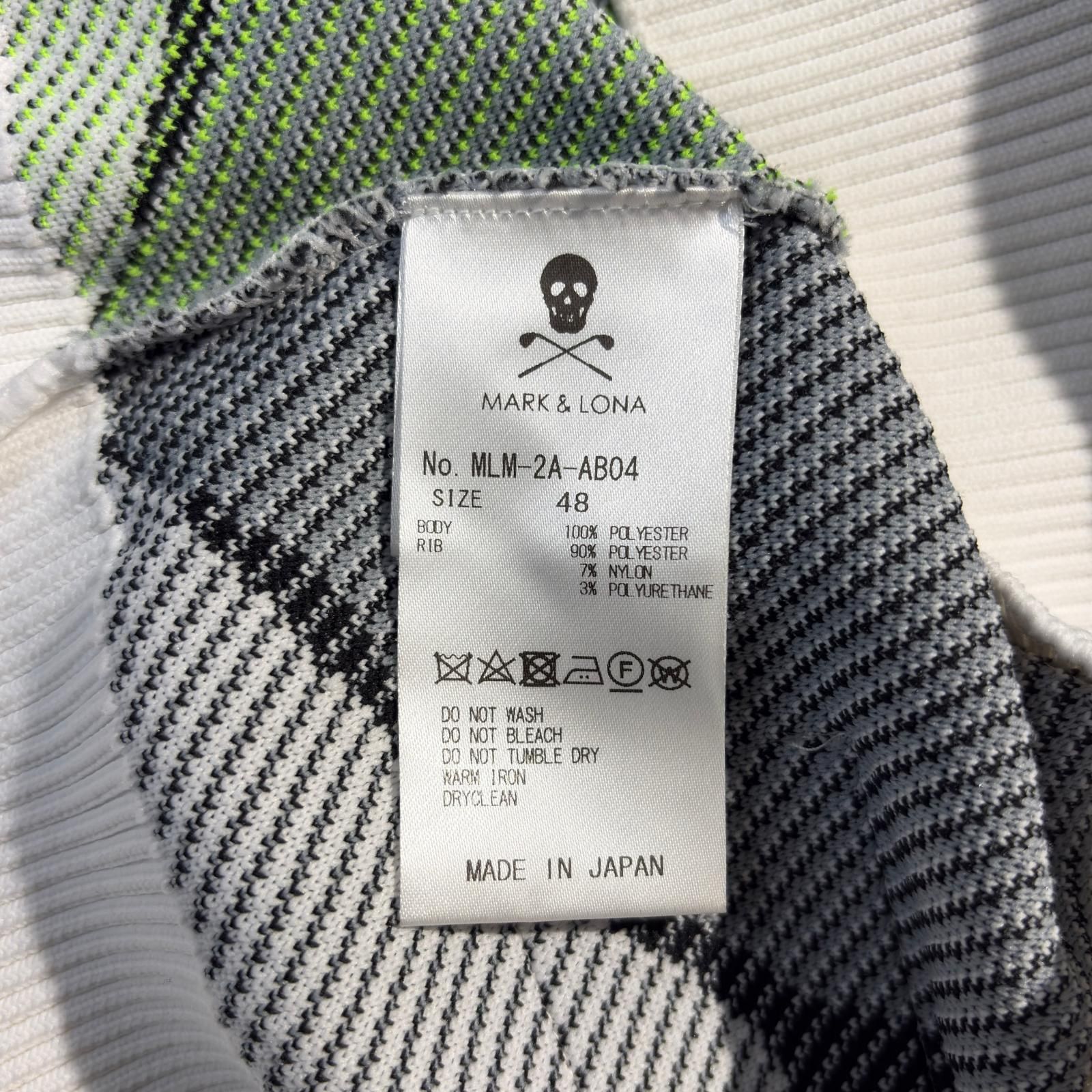 中古 メンズ マークアンドロナ MARK&LONA セーター 48(L) 白 長袖