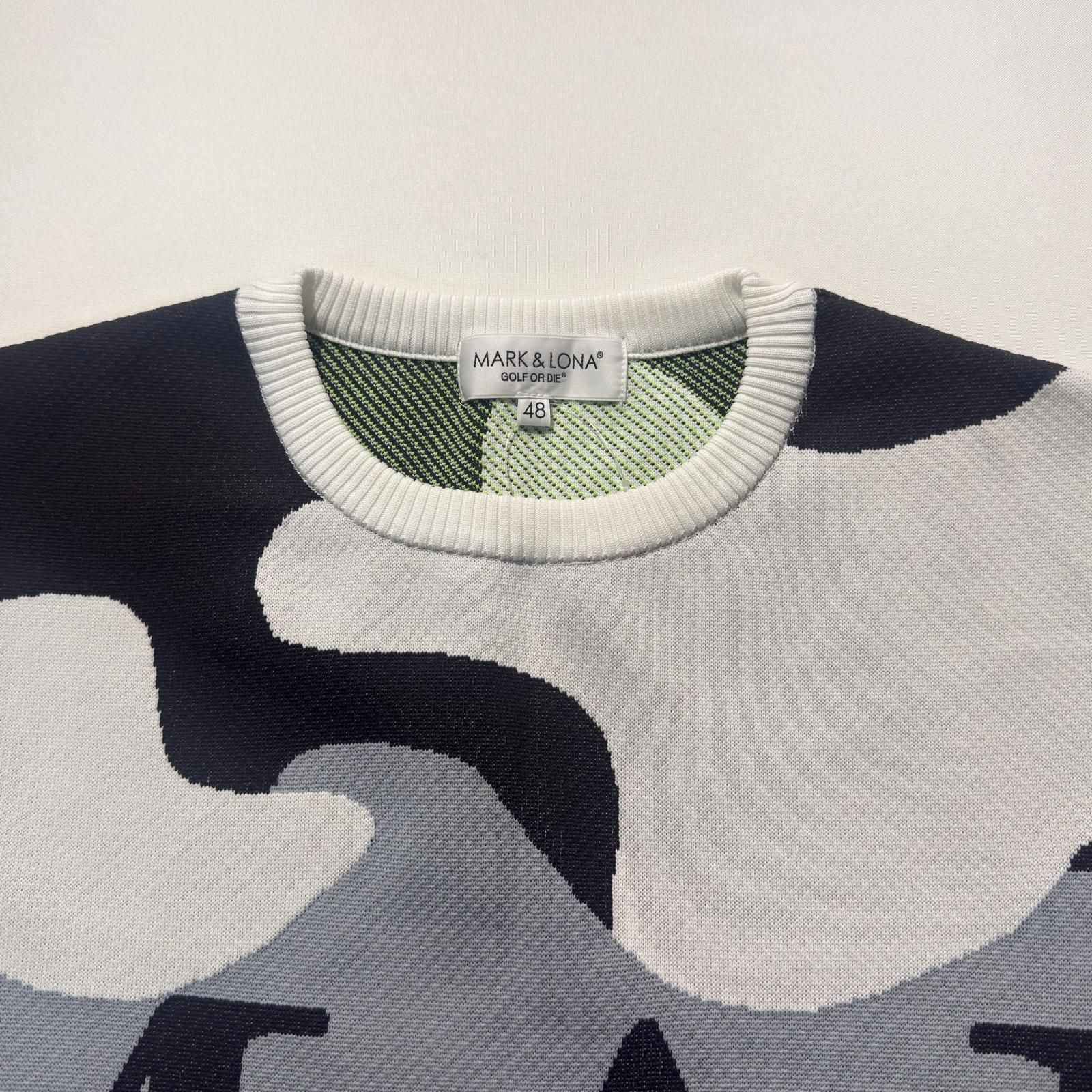 中古 メンズ マークアンドロナ MARK&LONA セーター 48(L) 白 長袖