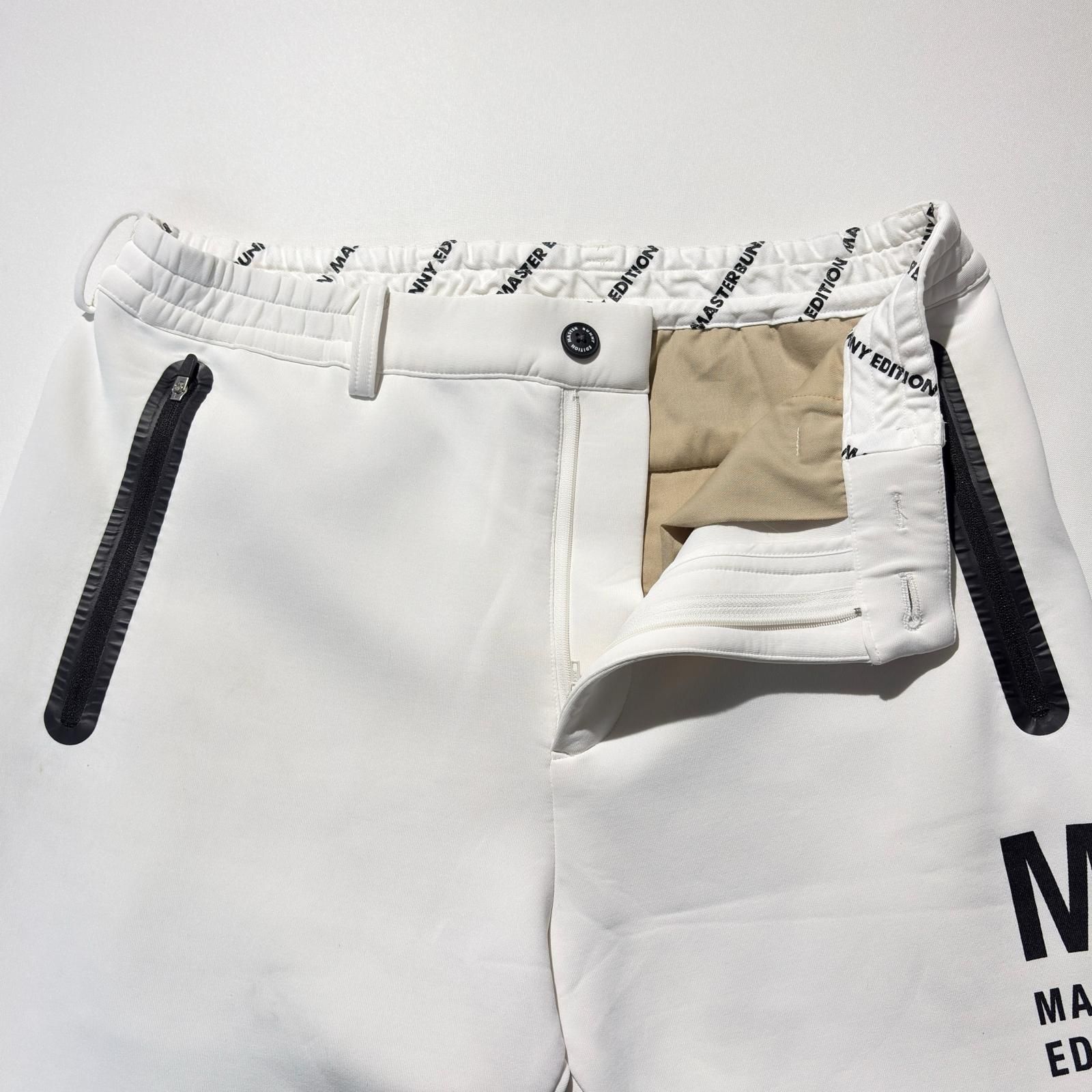 MASTER BUNNY EDITION ジョガーパンツ　ホワイト　サイズ5 中古 メンズ マスターバニーエディション MASTER BUNNY EDITION