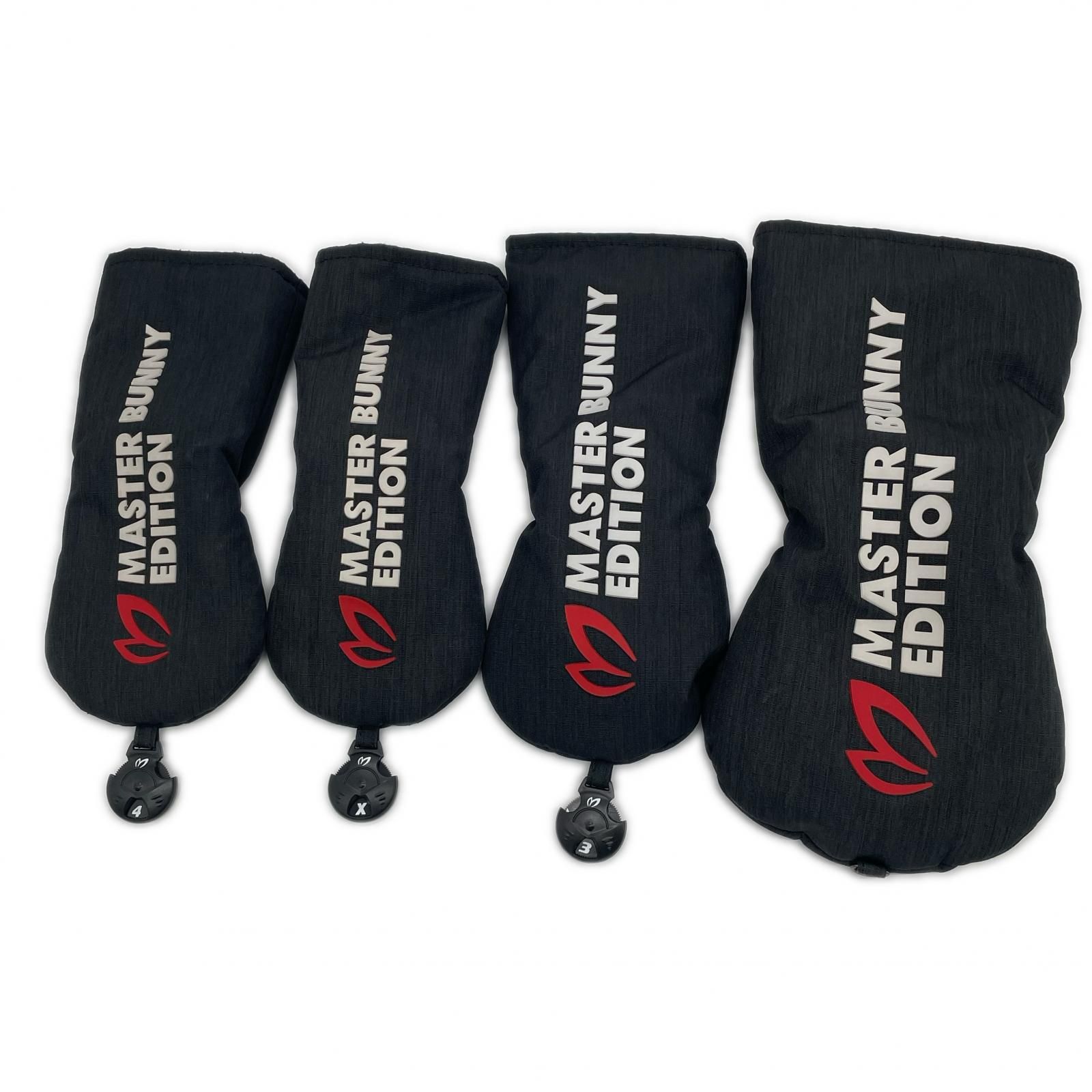 マスターバニーエディション MASTER BUNNY EDITION ヘッドカバー グレー ドライバー フェアウェイ ユーティリティ 4点セット