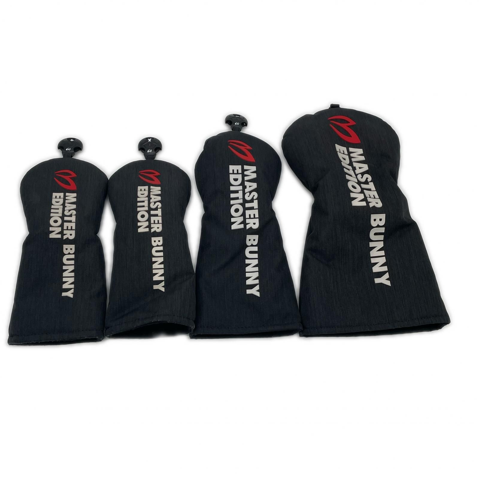 マスターバニーエディション MASTER BUNNY EDITION ヘッドカバー グレー ドライバー-フェアウェイ-ユーティリティ 4点セット