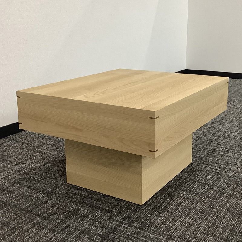 中古 センターテーブル カリモク家具 日本製 ナチュラル ナラ素材 天然