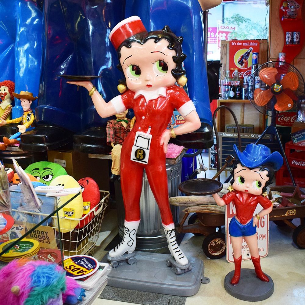 US直輸入 特大 ベティー ディスプレイ 販売販促用 アメリカン雑貨 Betty Boop ビンテージ ヴィンテージ インテリア 内装