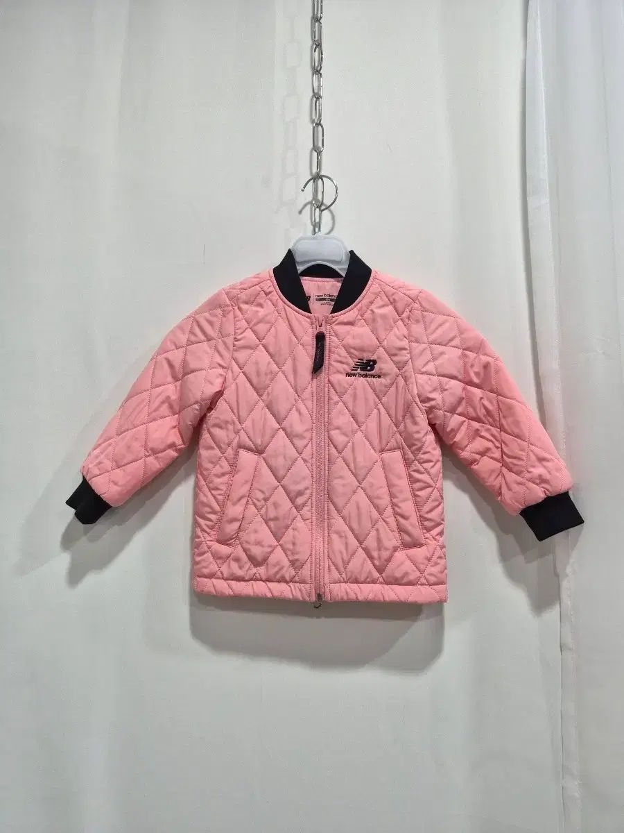 ニューバランス キッズ キルティング ジャケット 100 ピンク