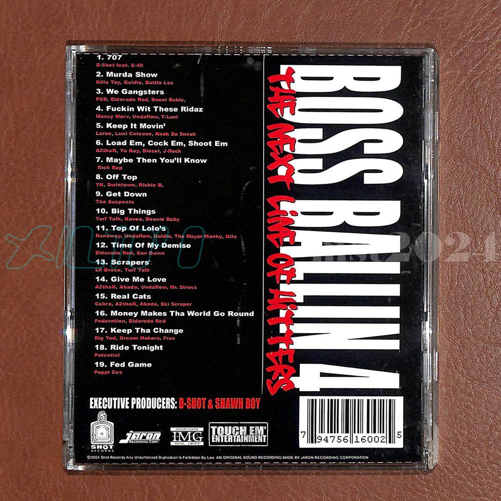 MAS-1 BALLIN G-RAP G-FUNK 歌物 G-RAP/GANGSTA】D-SHOT & SHAWN BOY presents BOSS BALLIN 4 [2025/12