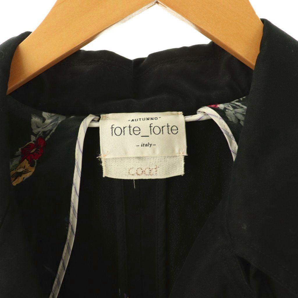 フォルテフォルテ FORTE FORTE トレンチコート スプリングコート