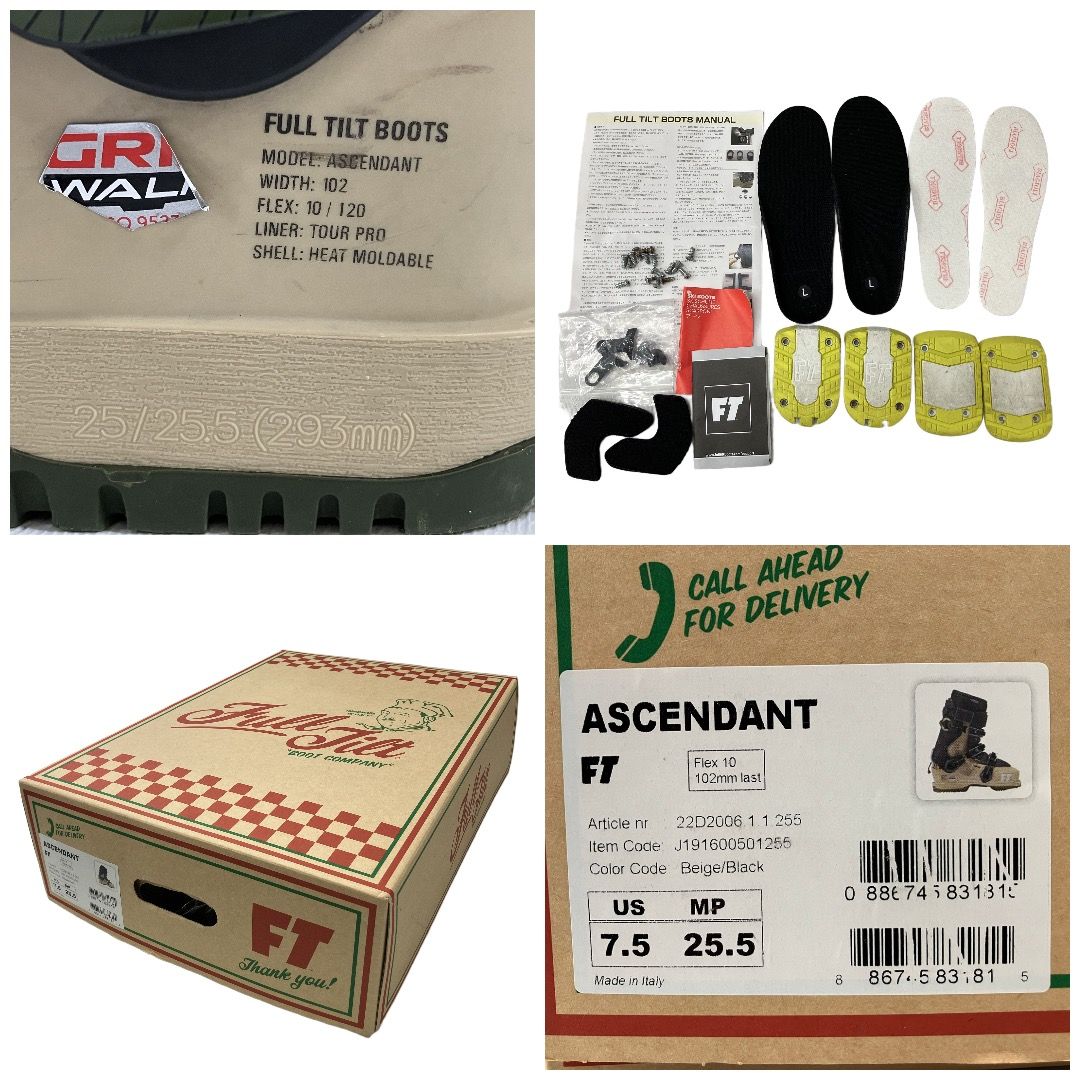 FT TILT BOOTS フルティルト アセンダント 25 5 cm スキーブーツ アウトドア