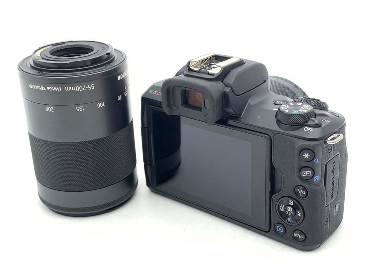 並品 キヤノン EOS Kiss M 2 ダブルズームキット ブラック